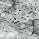 Sequins, Silver colour, 10mm x 10mm, 1000 pieces, 10g, Star shape, Sequins are shiny, [CZP275]
