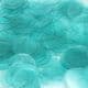 Sequins, Teal, Diameter 15mm, 150 pieces, 10g, Disc shape, Sequins are NOT shiny, [CZP387]