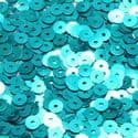 Sequins, Teal, Diameter 5mm, 860 pieces, 5g, Disc shape, Sequins are shiny, [CZP360]