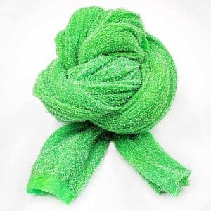 Shimmering Nylon,green,Silver colour,Stretched Size 100cm x 25cm [approximate], 1 piece, [SWW0882]