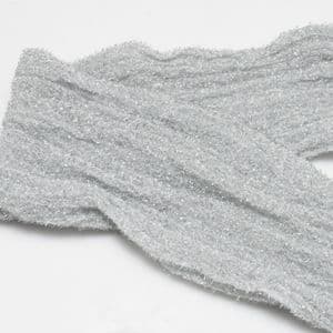 Shimmering Nylon, Nylon, grey, Silver colour, Stretched size 1m x 25cm, 1 piece, [SWW0422]