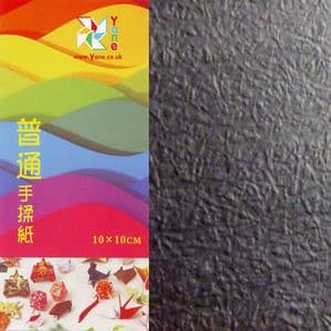 Shoyu crumpled Dark, 10cm square, 30 sheets, (KKY046)