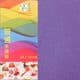 Shoyu crumpled Ice purple, 15cm by 15cm, 20 sheets, (KY573)