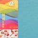 Shoyu crumpled Yan blue, 15cm by 15cm, 20 sheets, (KY571)