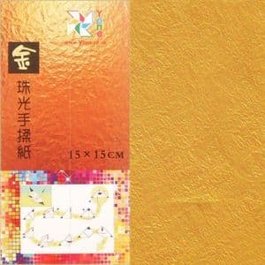 Shoyu Golden light brown double side, 15cm square, 20 sheets, (KY524)