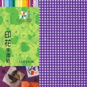 Shoyu marble patterns, 6 inch (15 cm) square, 15 sheets, (YHZ018)