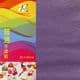 Shoyu matt Dark Violet, 10 inch (25 cm) square, 10 sheets, (KYZ076)