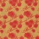 Shoyu patterned textured paper, Burgandy, Burnt orange, 64cm x 64cm, 60 gsm, 1 sheet, (HKY056)