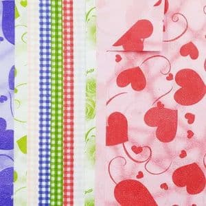 Shoyu patterned textured paper, Mixed colour, 20cm x 30cm, 10 sheets, [YHZ143]