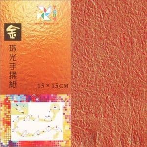 Shoyu pearlescent origami, Burgandy, 15cm x 15cm, 20 sheets, [KY516]