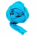 Single colour dyed nylon, blue, Stretched Size per piece 1.5m x 15cm, 8 pieces, [SWW0537A]