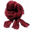 Single colour dyed nylon, Burgandy, Stretched Size per piece 1.5m x 15cm, 4 pieces, [SWW0953]