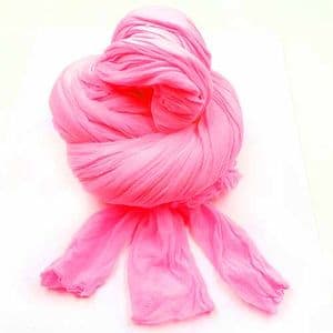 Single colour dyed nylon, Magenta, Stretched Size per piece 1.5m x 15cm, 4 pieces, [SWW0433a]