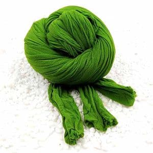 Single colour dyed nylon, Olive, Stretched Size per piece 1.5m x 15cm, 8 pieces, [SWW0958]