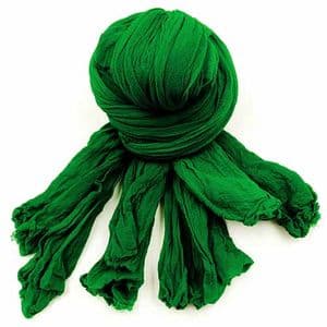 Single colour Specially dyed nylon, green, Stretched Size per piece 2.5m x 20cm, 4 pieces, [SWW0831]