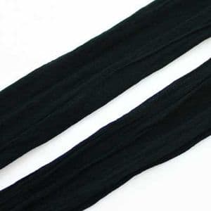 Single colour Specially dyed nylon, Nylon, black, Stretched Size per piece 1.5m x 15cm, 30 pieces, [001sww0013]