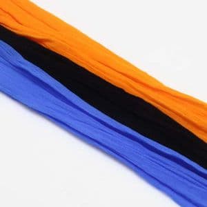 Single colour Specially dyed nylon, Nylon, blue, black, Stretched size 1.5m x 15cm, 3 pieces, [SWW0349]
