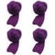 Single colour Specially dyed nylon, Nylon, Dark purple, Stretched Size per piece 1.3m x 15cm, 4 pieces, [SWW0757]