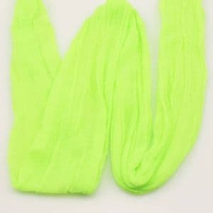 Single colour Specially dyed nylon, Nylon, Green-Yellow, 1 piece, 1.5m x 15cm, (SWW0171)