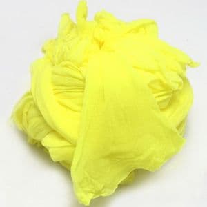 Single colour Specially dyed nylon, Nylon, Yellow, 1 piece, 1.5m x 15cm, (sww0268)