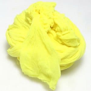 Single colour Specially dyed nylon, Nylon, Yellow, 1.5m x 15cm, 1 piece, (SWW0121)