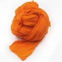 Single colour Specially dyed nylon, orange, Stretched  per piece 1.5m x 15cm, 4 pieces, [sww0441B]