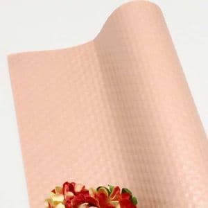 Single-sided Pearlescent Embossed papers, Light pink, 78cm x 54cm, 1 sheet, (UAV0009)