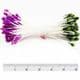 Small flowers stamens, Dark green, Royal purple, 80 pieces [approximate], 5.3cm, [ST1431B]