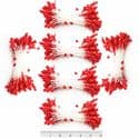 Sparkling stamen, Burgandy, 750 pieces [approximate], 5.5cm, [ST1496]