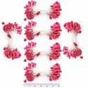Sparkling stamen, Dark red, 650 pieces [approximate], 5.5cm, [ST1498]