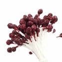 Sparkling stamen, Dark red, 80 pieces [approximate], 5cm, [ST1411]