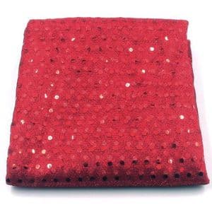 Specially dyed nylon with sequins, Nylon, Burgandy, 1 piece, [SWW0742]