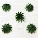 Sunflower Flower holder, Plastic, Dark green, 2.2cm x 2.2cm, 10 pieces, [ST1654]