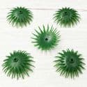 Sunflower Flower holder, Plastic, Dark green, 4cm x 4cm, 10 pieces, [ST1652]
