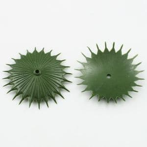 Sunflower Flower holder, Plastic, Dark green, 5cm, 15 pieces, (SHT0004)