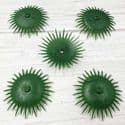 Sunflower Flower holder, Plastic, green, 5cm x 5cm, 5 pieces, [ST1648]
