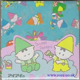 Sweat painter pattern, 3 inch (7.5cm) square, 100 sheets, (a15)