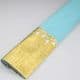 Thick Crepe paper, blue, Gold colour, 40cm x 100cm, 1 sheet, [CR270]