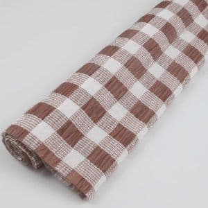 Thick Crepe paper, brown, white, 20cm x 50cm, 1 sheet, 110 gsm, [002CR331]