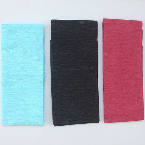 Thick Crepe paper Burgandy black 9 210 6cm x 2 5m 3 sheets 75 gsm CR349