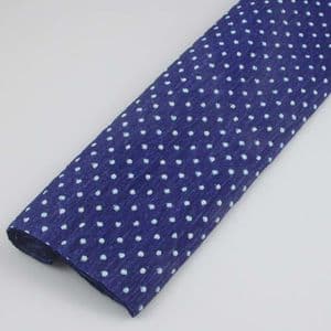 Thick Crepe paper, Dark blue, 20cm x 50cm, 1 sheet, 110 gsm, [002CR317]