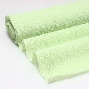Thick Crepe paper, Light green, 40cm x 100cm, 1 sheet, [CR212a]