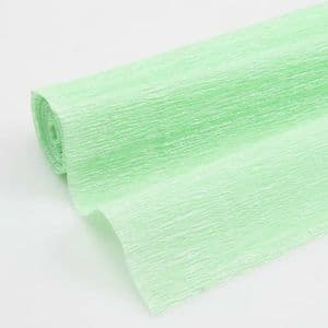 Thick Crepe paper, Light green, 40cm x 100cm, 1 sheet, [CR253]