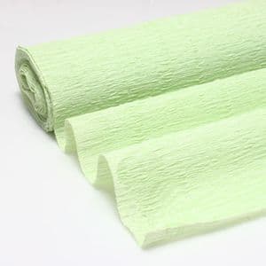 Thick Crepe paper, Light green, 40cm x 50cm, 1 sheet, [CR221a]