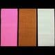 Thick Crepe paper, Light green, Burnt orange, 9.5 - 10cm x 2.5m, 3 sheets, 75 gsm, [CR404]