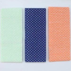 Thick Crepe paper, Light green, Dark blue, 9.3cm-9.7cm x 2.5m, 3 sheets, [CR361]