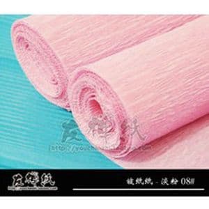 Thick Crepe paper, Light pink, 40cm x 50cm, 1 sheet, [CR119a]