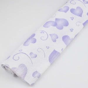 Thick Crepe paper, Light purple, white, 20cm x 50cm, 1 sheet, 110 gsm, [002CR339]