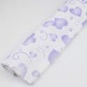 Thick Crepe paper, Light purple, white, 40cm x 100cm, 1 sheet, [CR338]