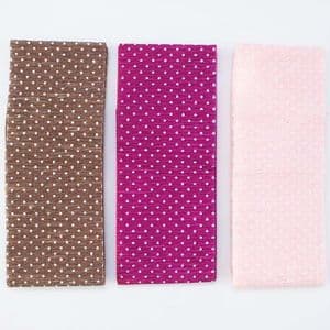 Thick Crepe paper, pink, brown, 9.2cm-9.7cm x 2.5m, 3 sheets, [CR362]